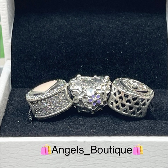 New 3 Piece Pandora Charm Bundle - Picture 5 of 7